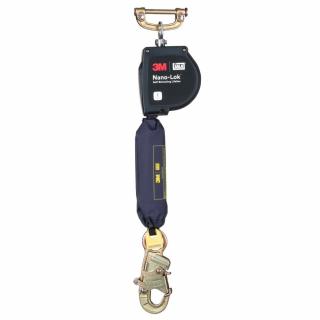 3M DBI-SALA Nano-Lok XL 11 ft. Web Self-Retracting Lifeline with Quick Connect & Steel Snap Hook