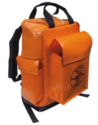 Klein Tools 5185ORA Vinyl Equipment Backpack