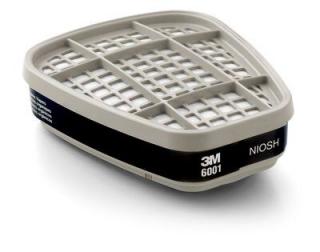 3M 6001PB1-3 Organic Vapor Cartridge 6001 (2 Pack)