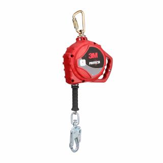 3M Protecta Self-Retracting Lifeline 3590036, Galvanized Cable, Steel Swivel Snap Hook, 33ft., Class 1, ANSI