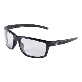 Bullhead Safety Pompano Matte Black with Clear Anti-Fog Lens Safety Glasses