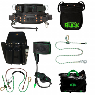 Buckingham Titanium Climber SuperSqueeze Fall Protection Lineman's Package - Distribution