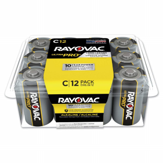 Rayovac Ultra Pro Alkaline C Batteries (12-Pack)