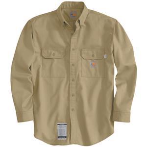 7oz Carhartt FR Shirt- Khaki FRS160