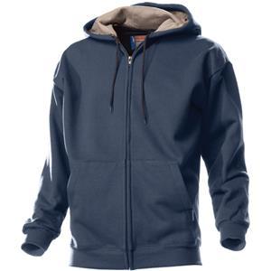 Benchmark FR Navy Zip-up Hooded Sweatshirt
