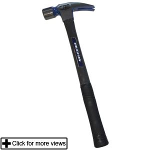 Vaughan 24oz Milled Face Hammer w/  Fiberglass Handle