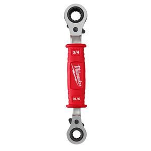 Milwaukee Linemanâ€™s 4in1 Insulated Ratcheting Box Wrench 48-22-9212