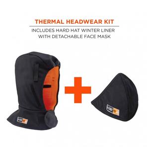 N-Ferno® 6876 FR Winter Hard Hat Liner w/ FR Mouthpiece Kit - 2-Layer