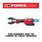Milwaukee M18 FORCE LOGIC 6T Utility Crimper Kit with D3 Grooves and Fixed BG Die Kit