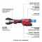 Milwaukee M18 FORCE LOGIC 6T Utility Crimper Kit with D3 Grooves and Fixed BG Die Kit
