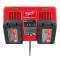 Milwaukee M18 Dual Bay Simultaneous Rapid Charger