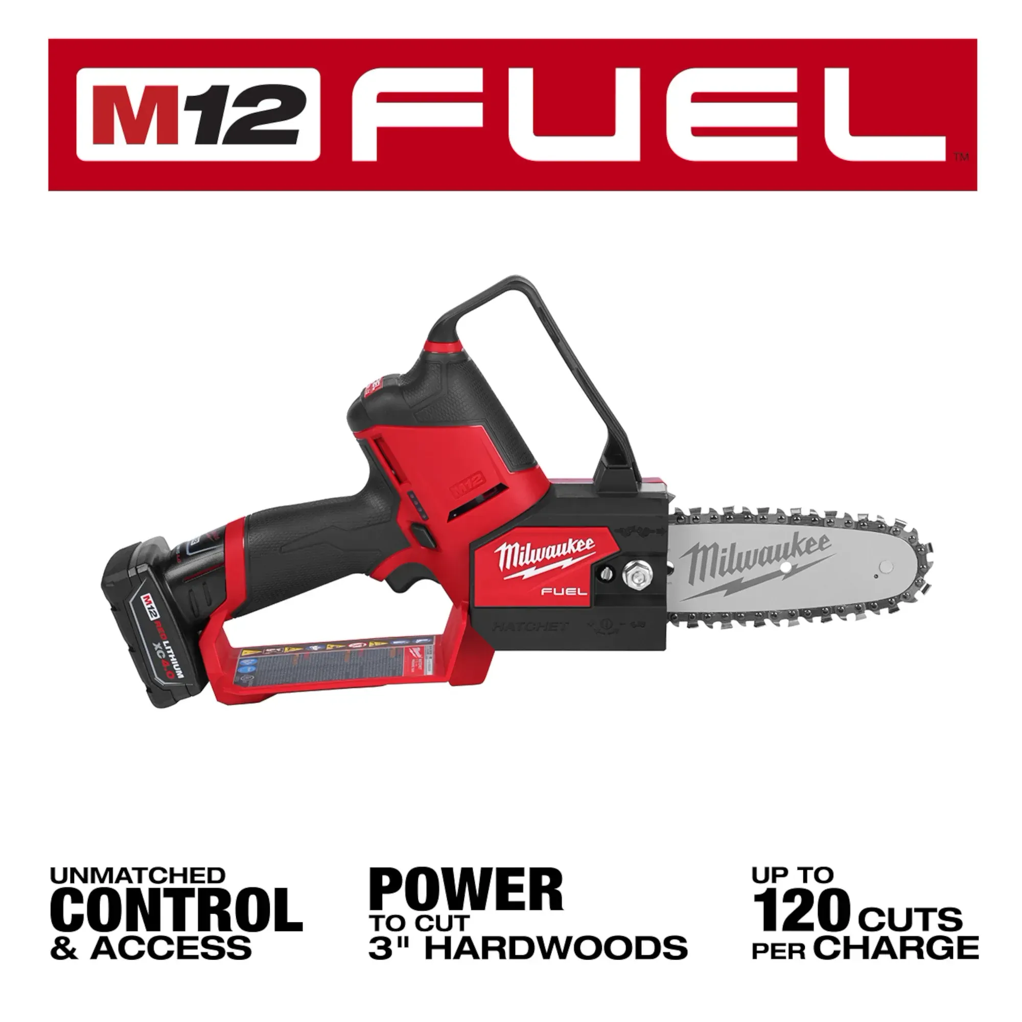 Milwaukee M12 FUEL HATCHET 6” Pruning Saw Kit from Columbia Safety