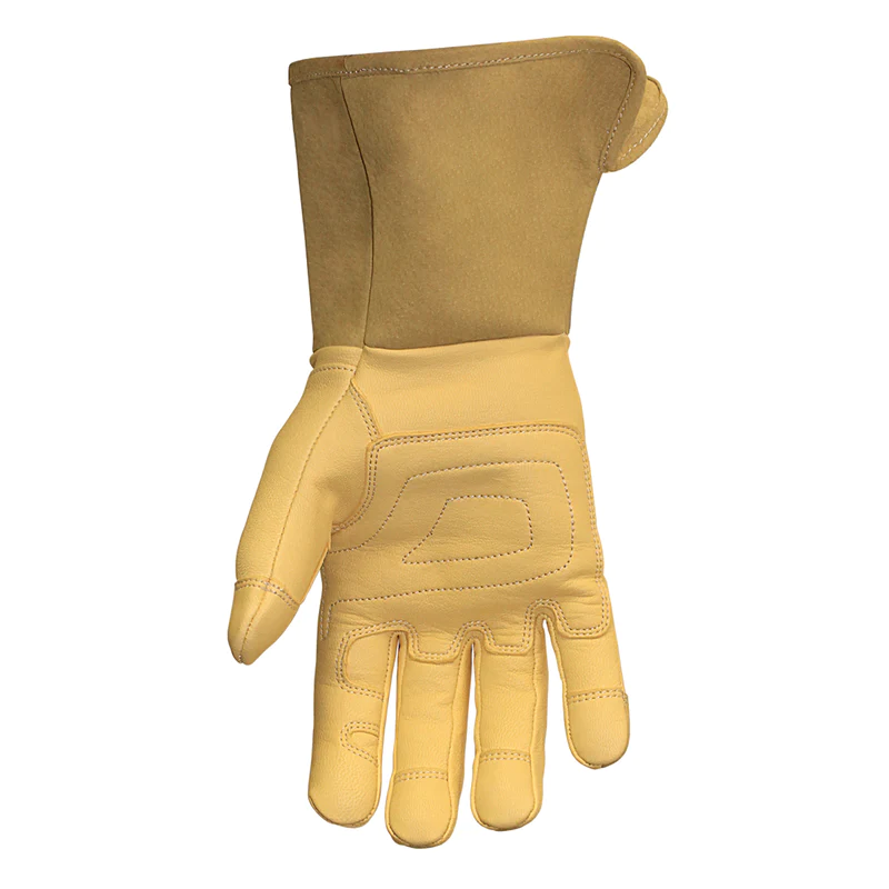 Youngstown Leather Utility Plus Wide-Cuff Gloves from Columbia Safety