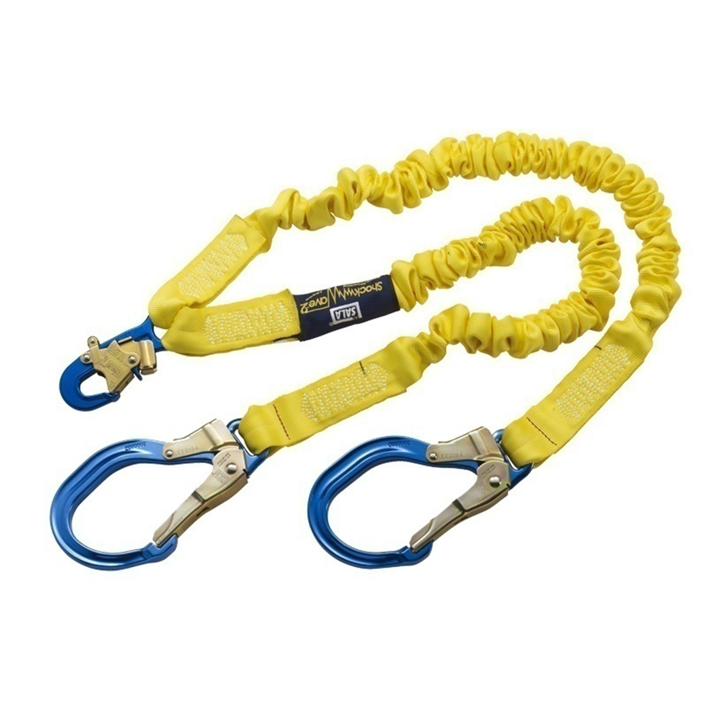 3M DBI Sala ShockWave2 Twin Leg Lanyard with Aluminum Connectors from Columbia Safety