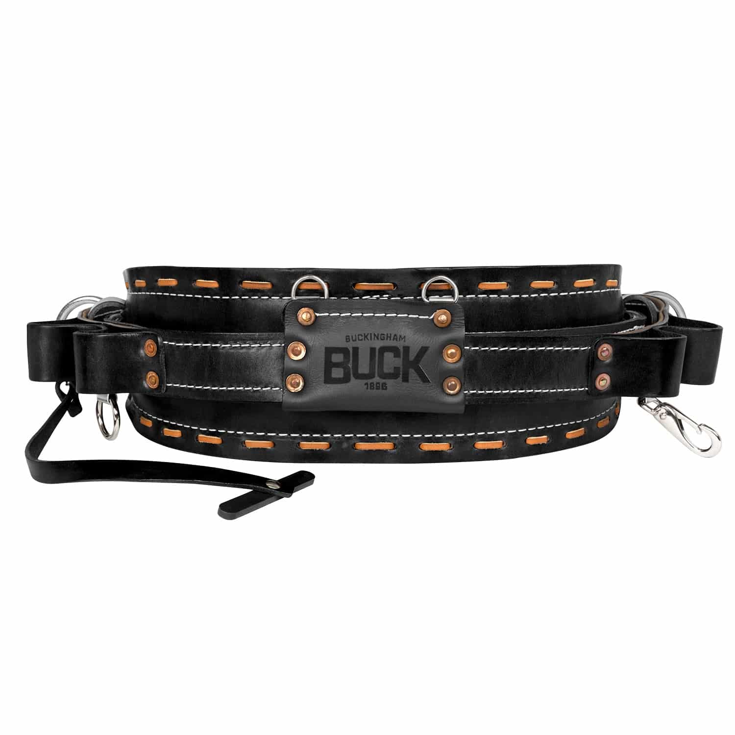 Buckingham 2000EM Black 4 D-Ring Body Belt from Columbia Safety