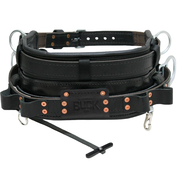 Buckingham 20192M Black Leather Short Back Mobility Belt from Columbia Safety