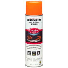 Rust-Oleum Industrial Choice M1800 Water-Based Precision Line Marking Paint from Columbia Safety