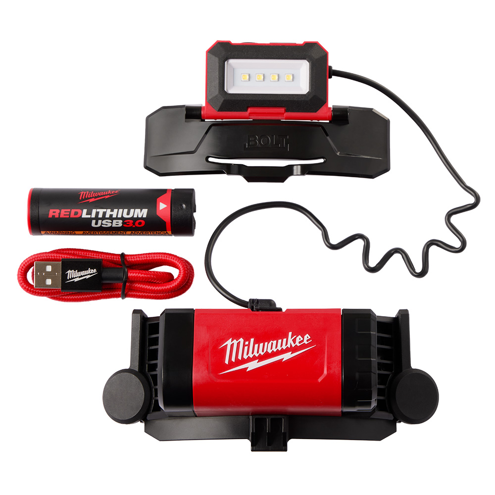 Milwaukee BOLT REDLITHIUM USB Headlamp from Columbia Safety