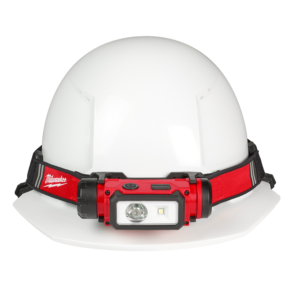 Milwaukee RedLithium USB Hard Hat Headlamp from Columbia Safety