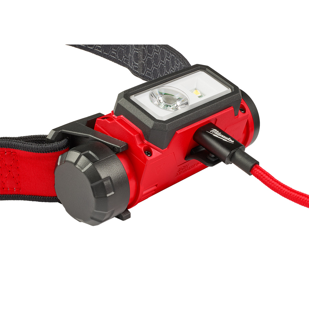 Milwaukee RedLithium USB Hard Hat Headlamp from Columbia Safety