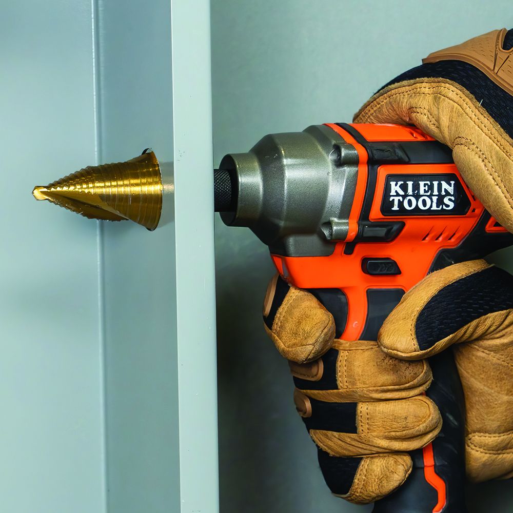 Klein Tools Step Bit Spiral Double Fluted VACO Kit - 3 Piece from Columbia Safety