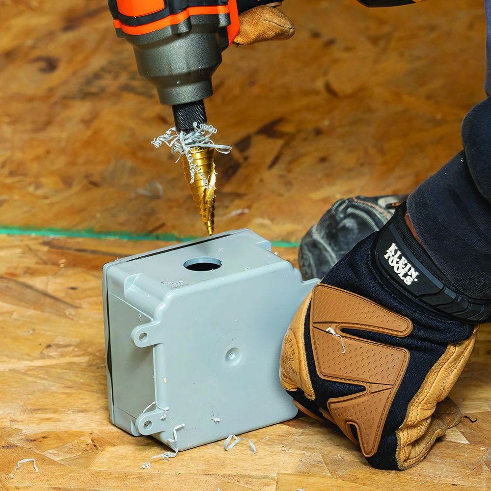 Klein Tools Step Bit Spiral Double Fluted VACO Kit - 3 Piece from Columbia Safety