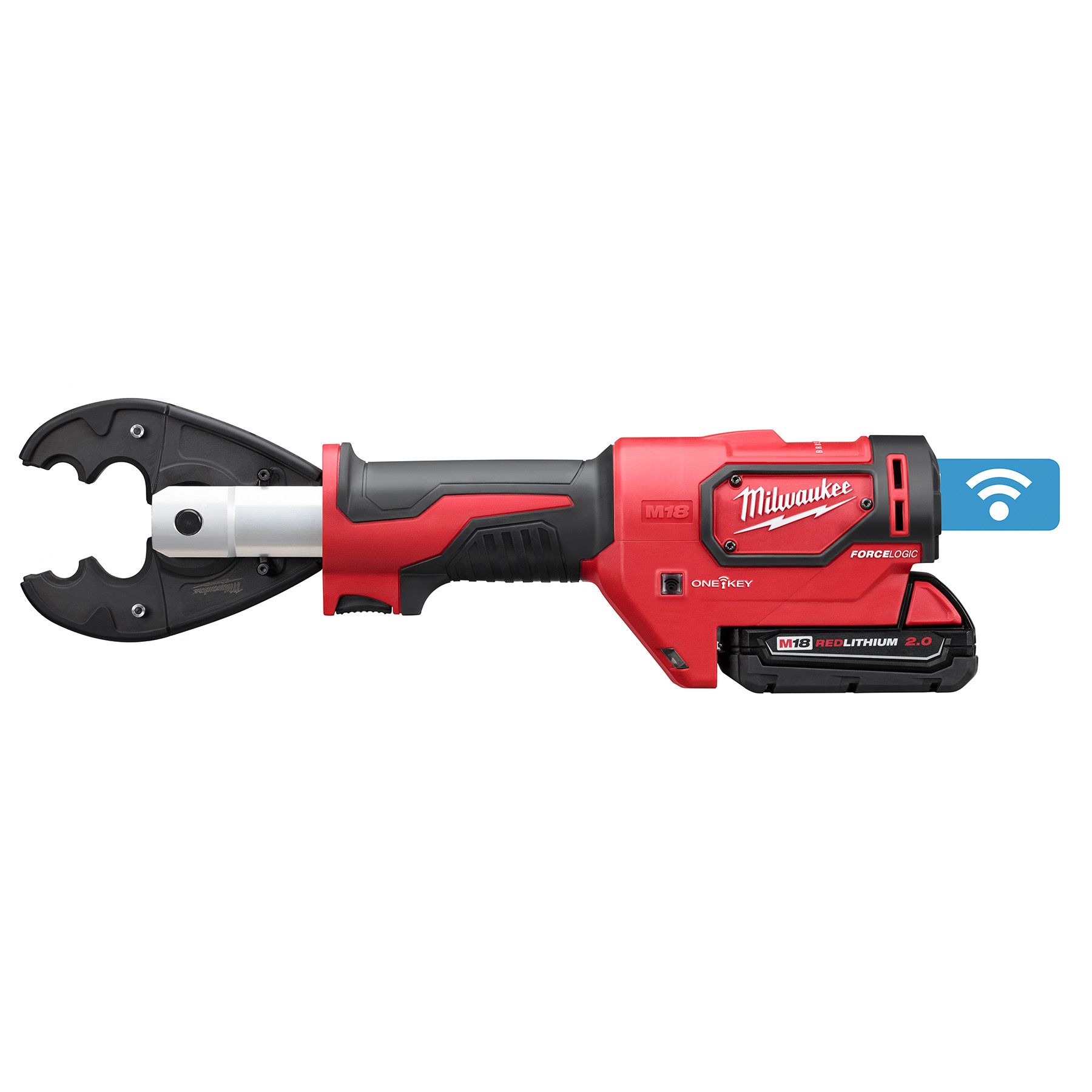 Milwaukee M18 FORCE LOGIC 6T Utility Crimper Kit with D3 Grooves and Fixed BG Die Kit from Columbia Safety