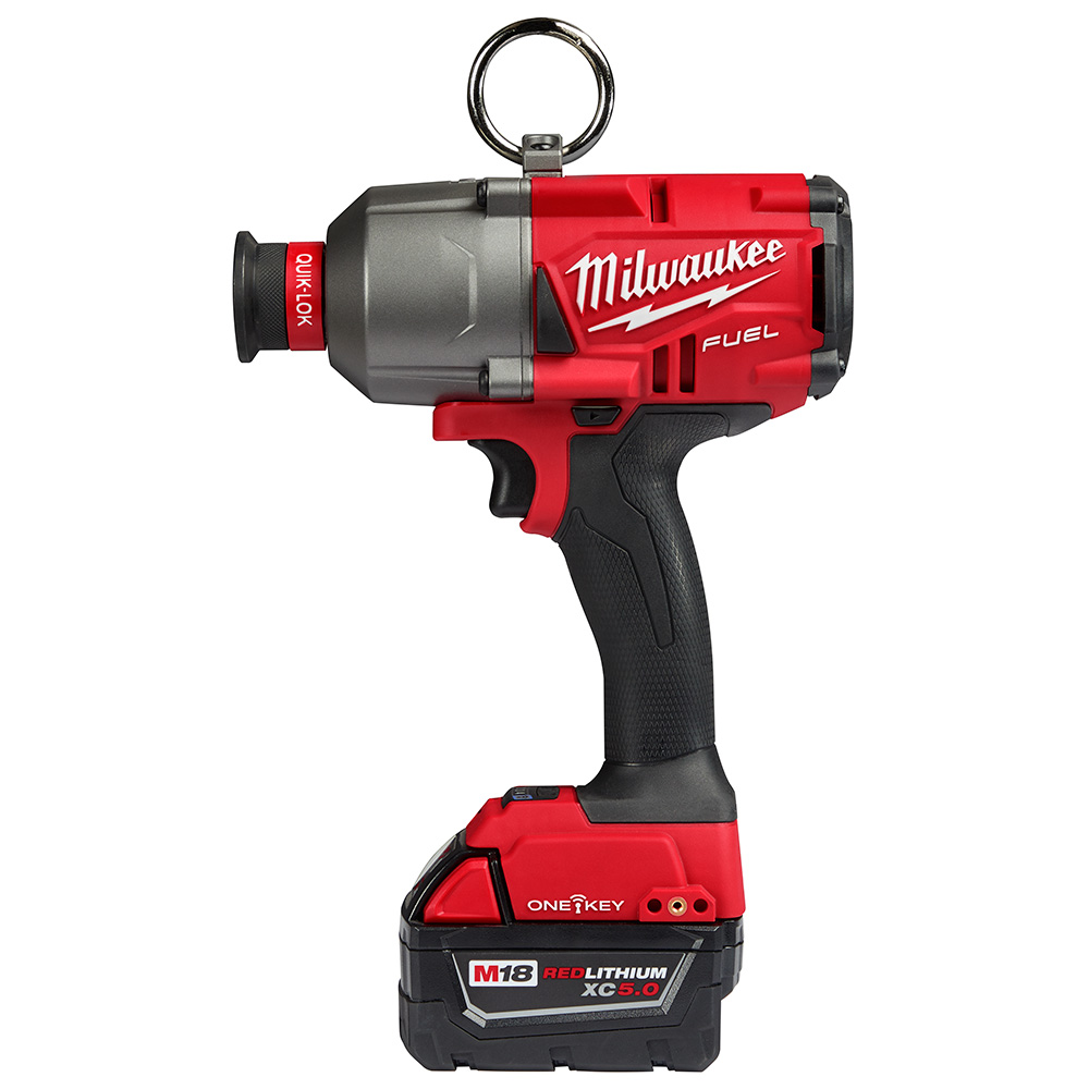 Milwaukee M18 FUEL 7/16 Inch Hex Lineman Utility High Torque Impact Wrench Kit with One Key from Columbia Safety