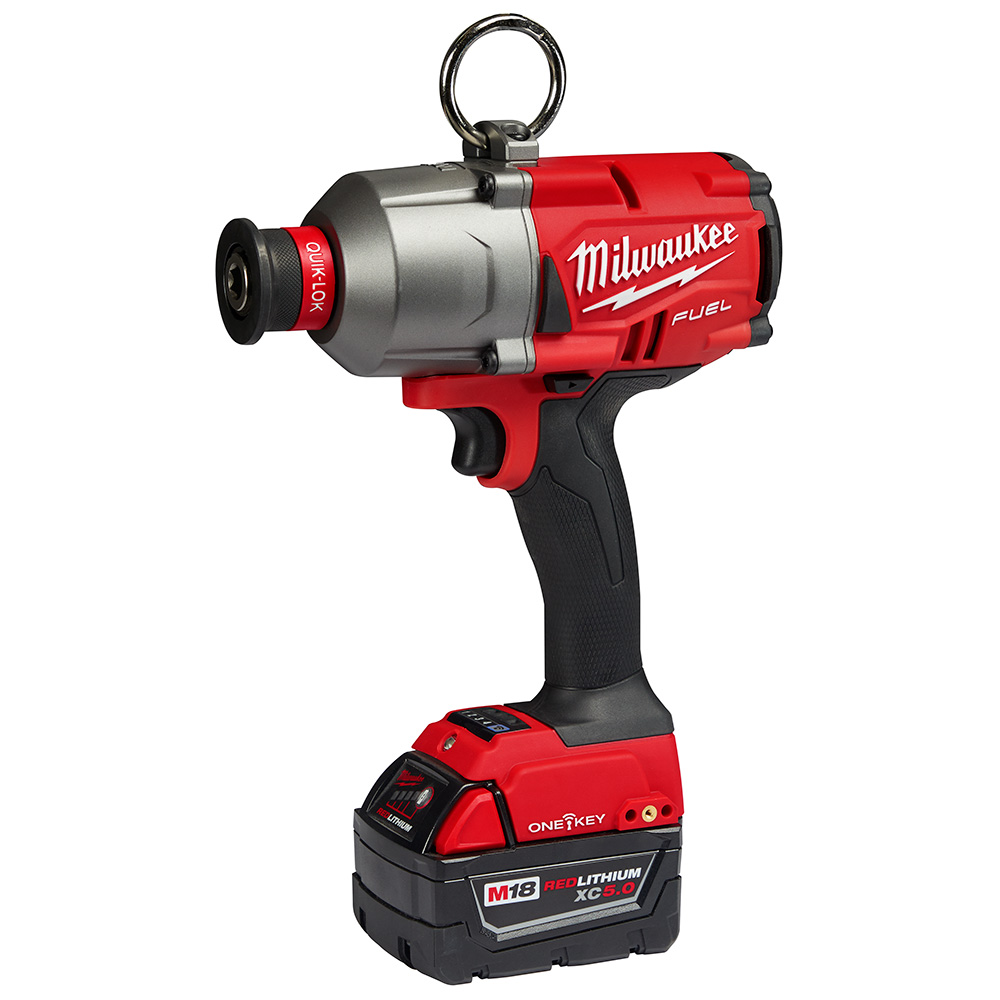 Milwaukee M18 FUEL 7/16 Inch Hex Lineman Utility High Torque Impact Wrench Kit with One Key from Columbia Safety