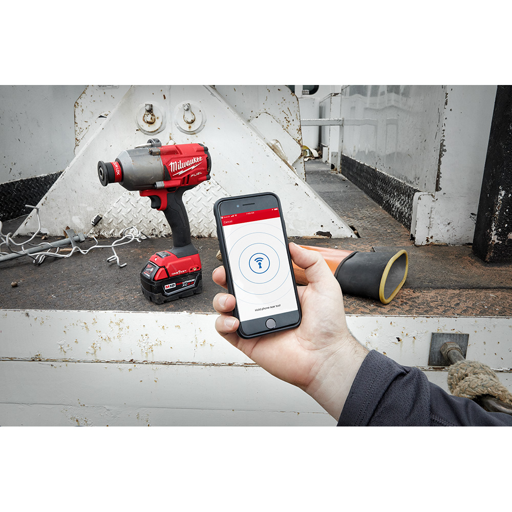 Milwaukee M18 FUEL 7/16 Inch Hex Lineman Utility High Torque Impact Wrench Kit with One Key from Columbia Safety