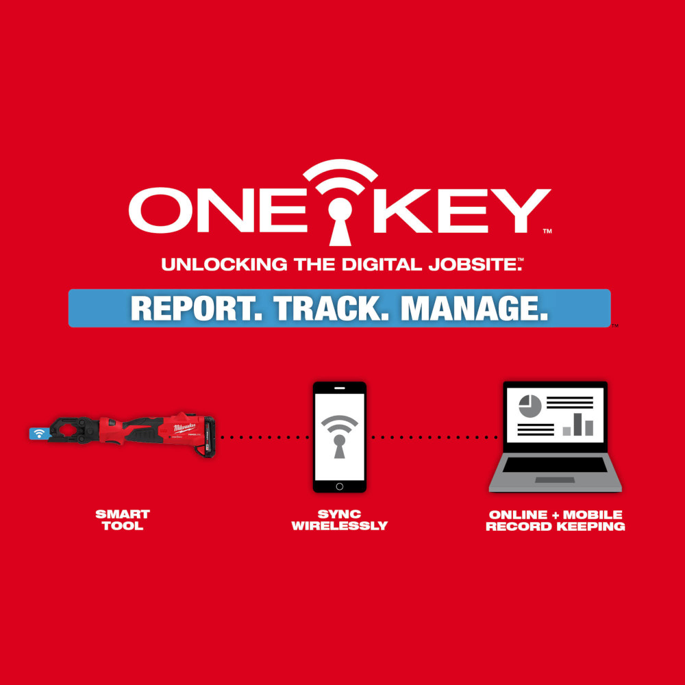 Milwaukee M18 FORCE LOGIC 6T Latched Linear Utility Crimper from Columbia Safety