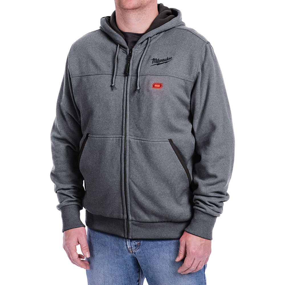 Milwaukee M12 Heated Hoodie Kit - Gray from Columbia Safety
