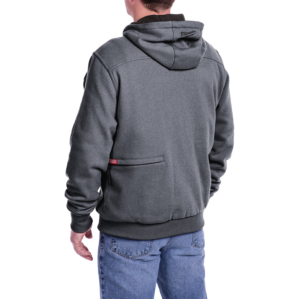 Milwaukee M12 Heated Hoodie Kit - Gray from Columbia Safety