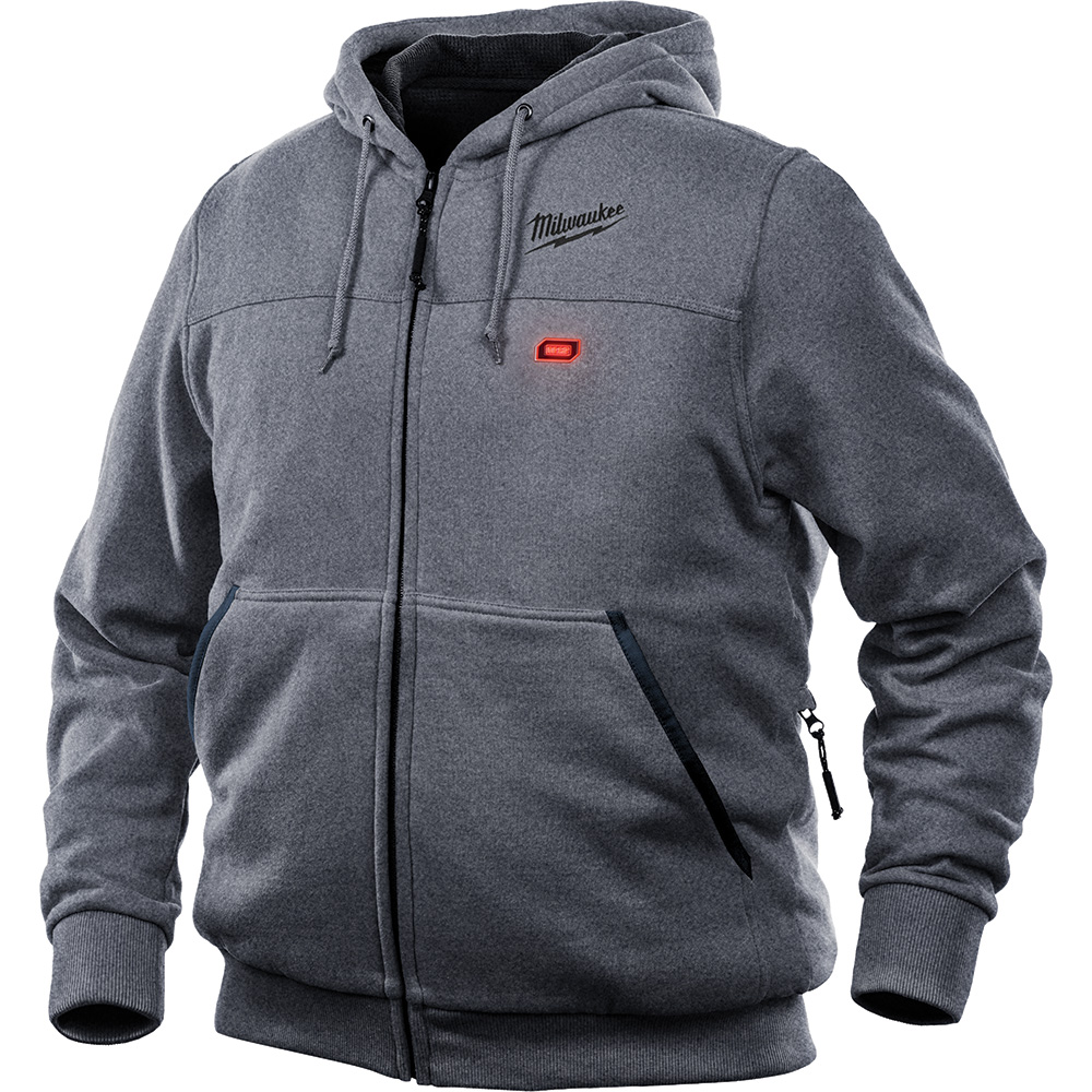 Milwaukee M12 Heated Hoodie Kit - Gray from Columbia Safety
