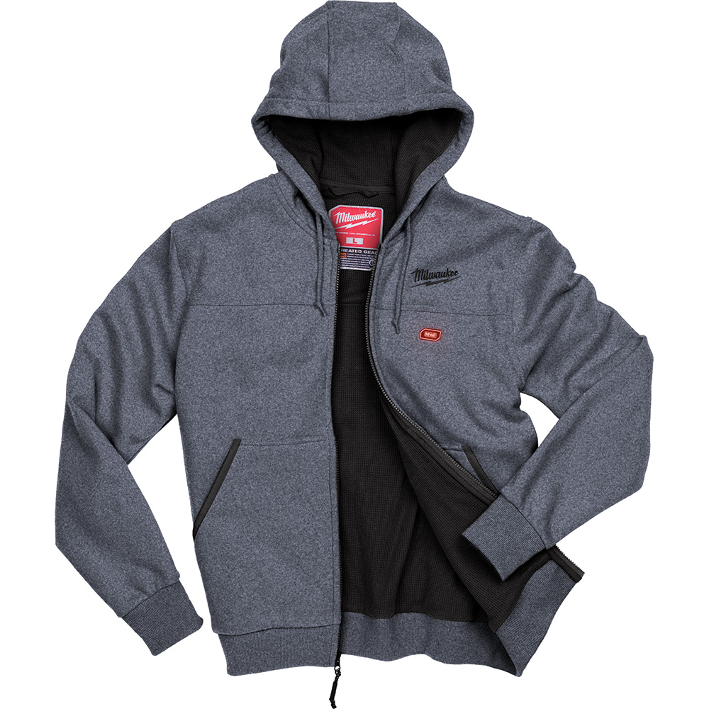 Milwaukee M12 Heated Hoodie Kit - Gray from Columbia Safety