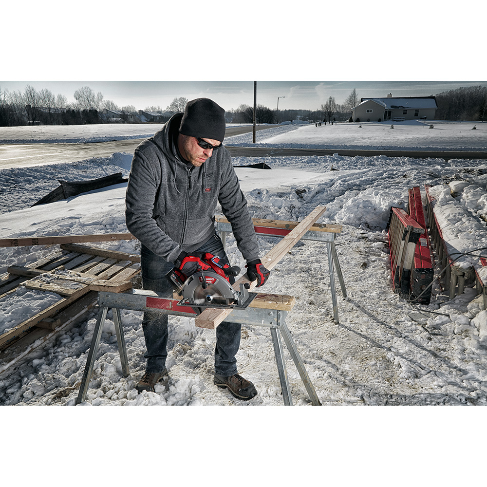 Milwaukee M12 Heated Hoodie Kit - Gray from Columbia Safety