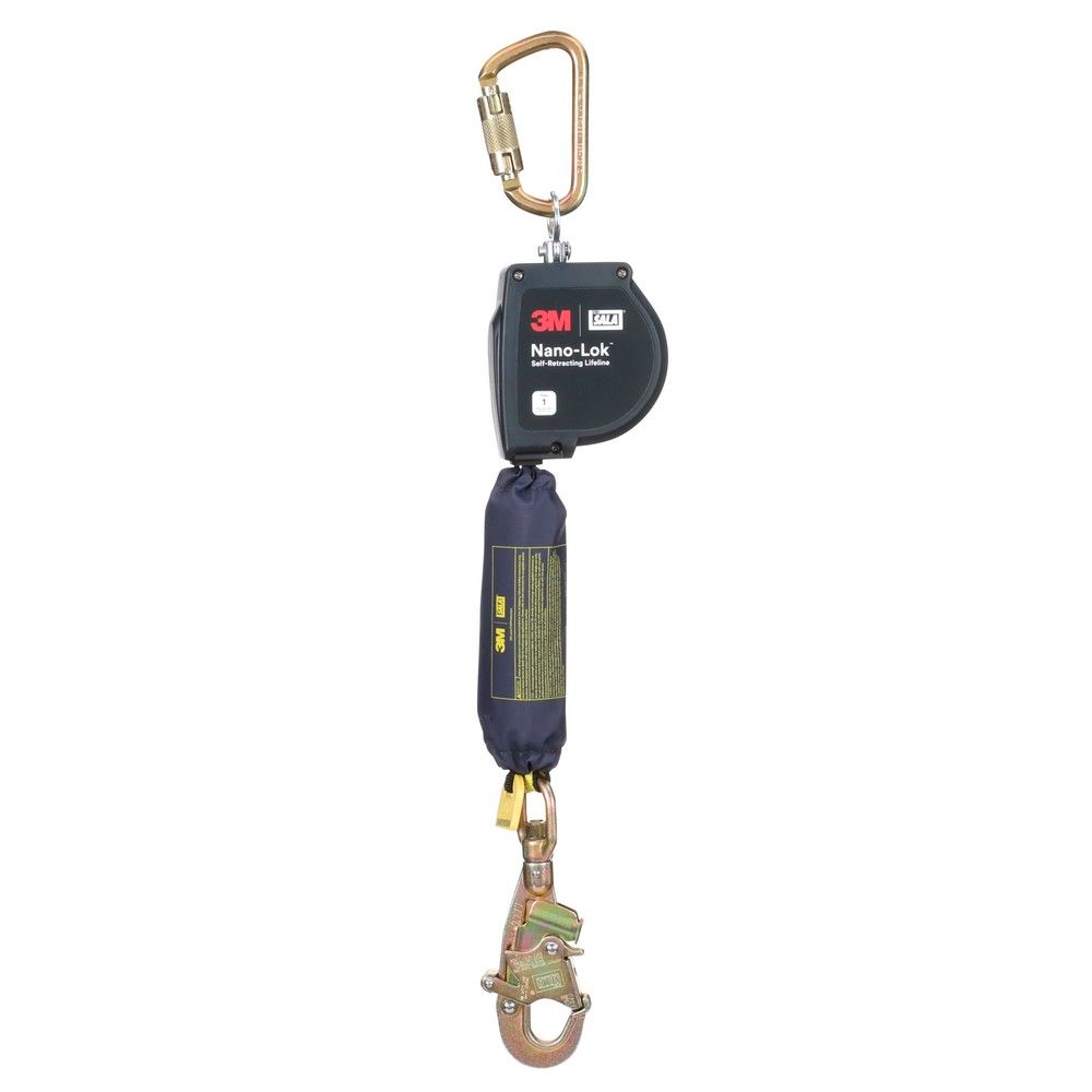 3M DBI-SALA Nano-Lok Extended Length Self-Retracting Lifeline with Anchor Hook from Columbia Safety