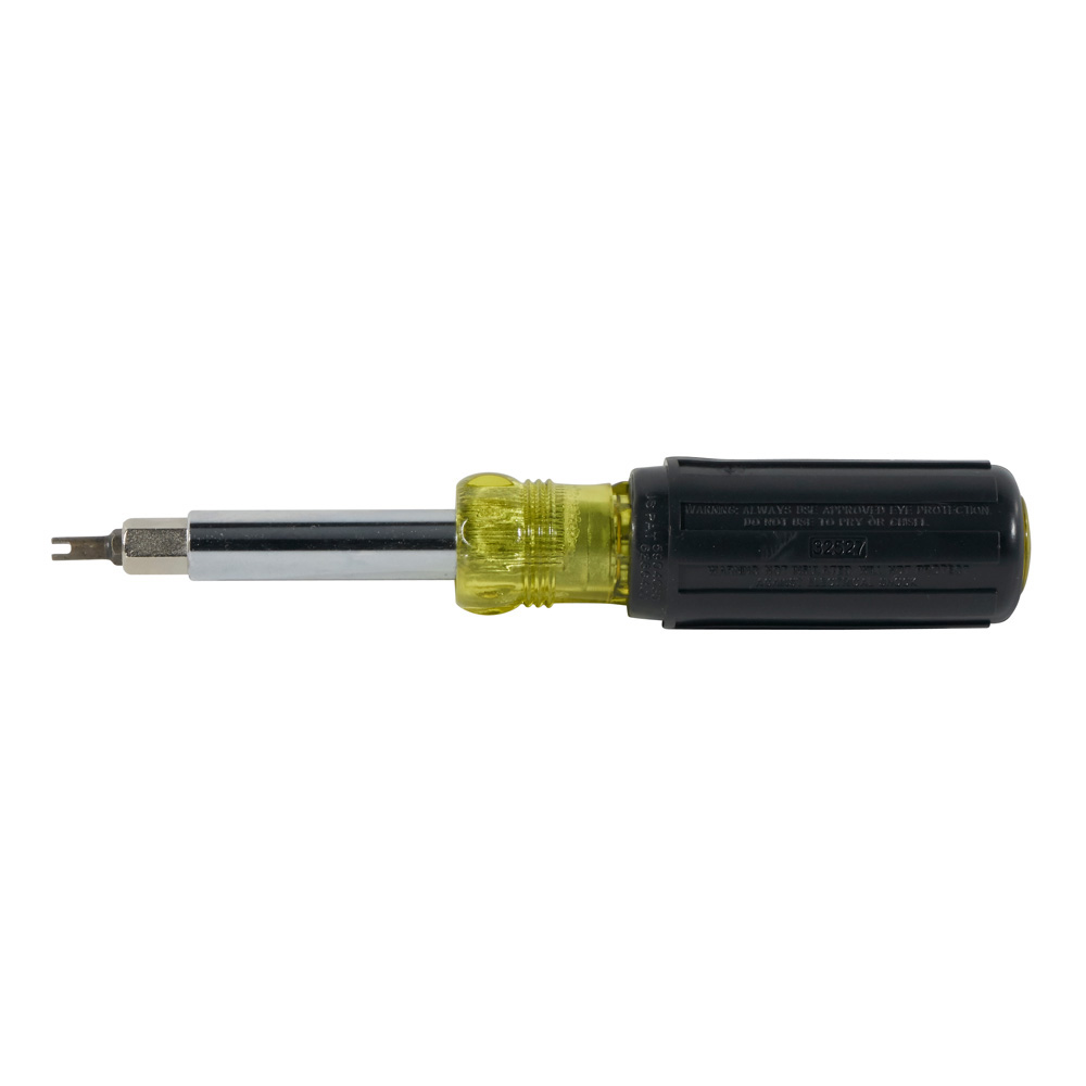 Klein Tools 11-in-1Multi-Bit Screwdriver & Nut Driver with Schrader Bits from Columbia Safety