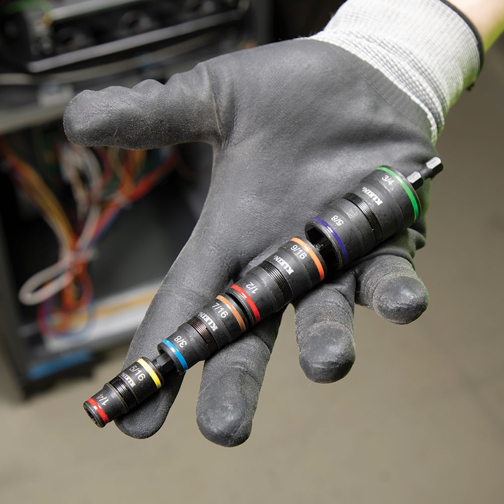 Klein Tools 9-in-1 Impact Flip Socket from Columbia Safety