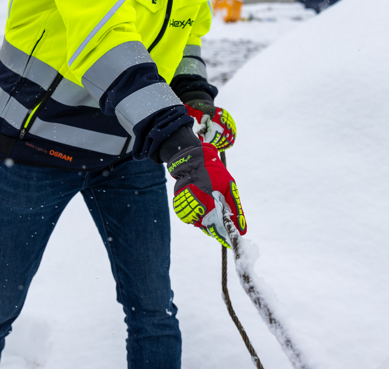 HexArmor 4073W Chrome SLT Winter Impact Glove from Columbia Safety