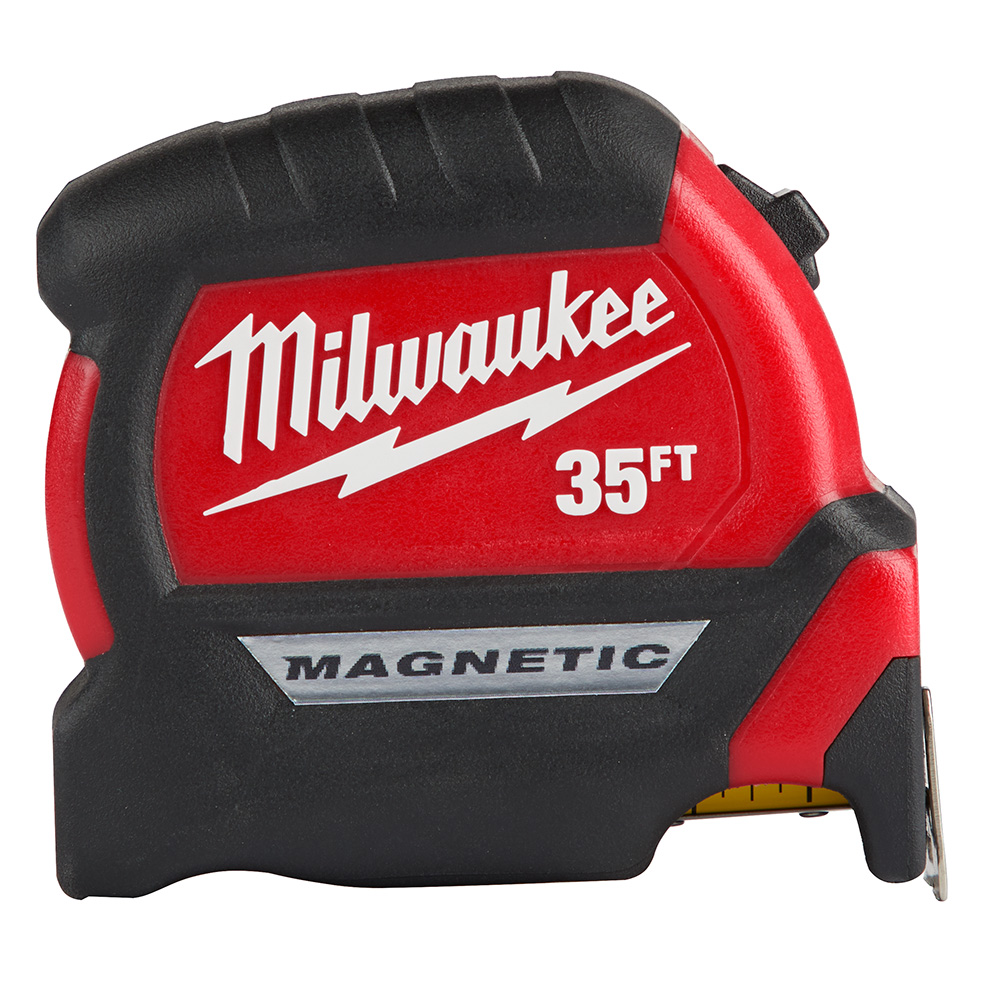 Milwaukee 35ft Compact Wide Blade Magnetic Tape Measure from Columbia Safety