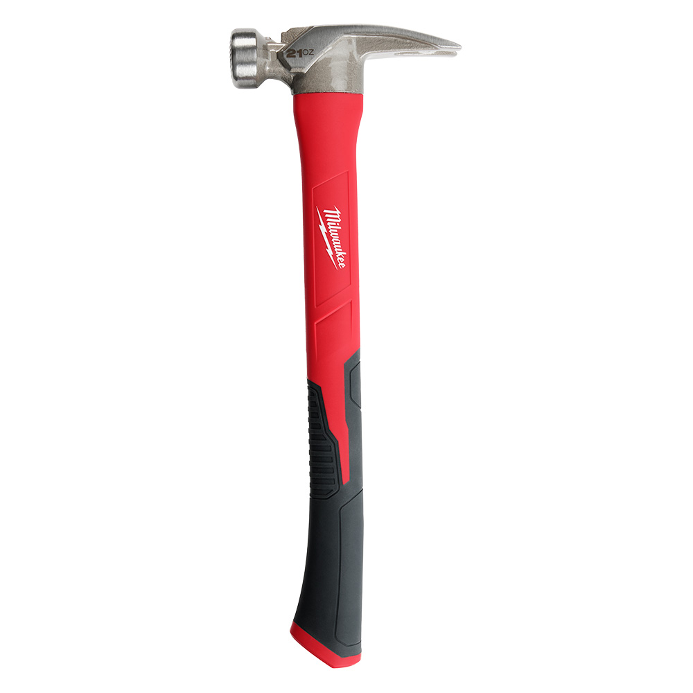 Milwaukee 21oz Milled Face Poly/Fiberglass Handle Hammer from Columbia Safety