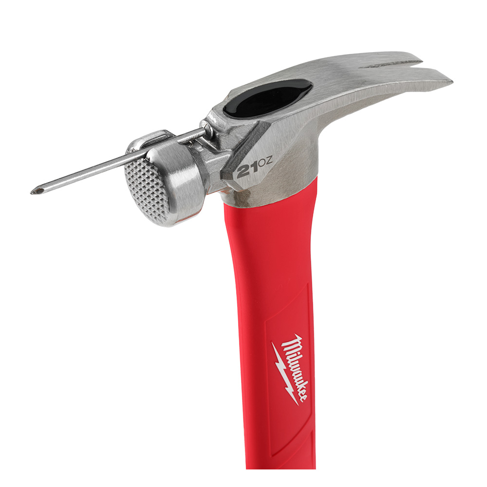 Milwaukee 21oz Milled Face Poly/Fiberglass Handle Hammer from Columbia Safety