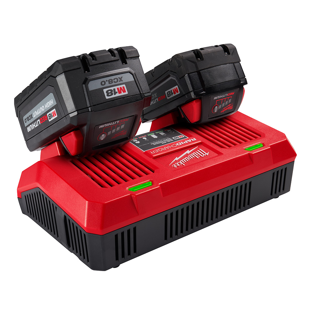 Milwaukee M18 Dual Bay Simultaneous Rapid Charger from Columbia Safety