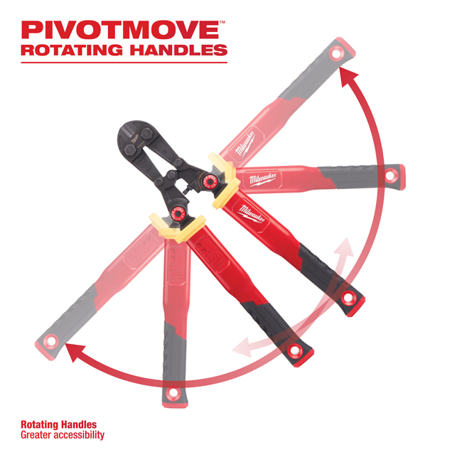 Milwaukee Fiberglass Bolt Cutter with PIVOTMOVE Rotating Handles from Columbia Safety