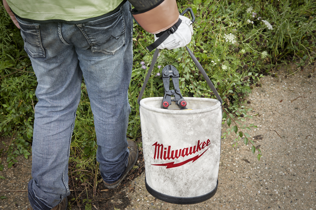 Milwaukee 75 lb Canvas Utility Bucket from Columbia Safety