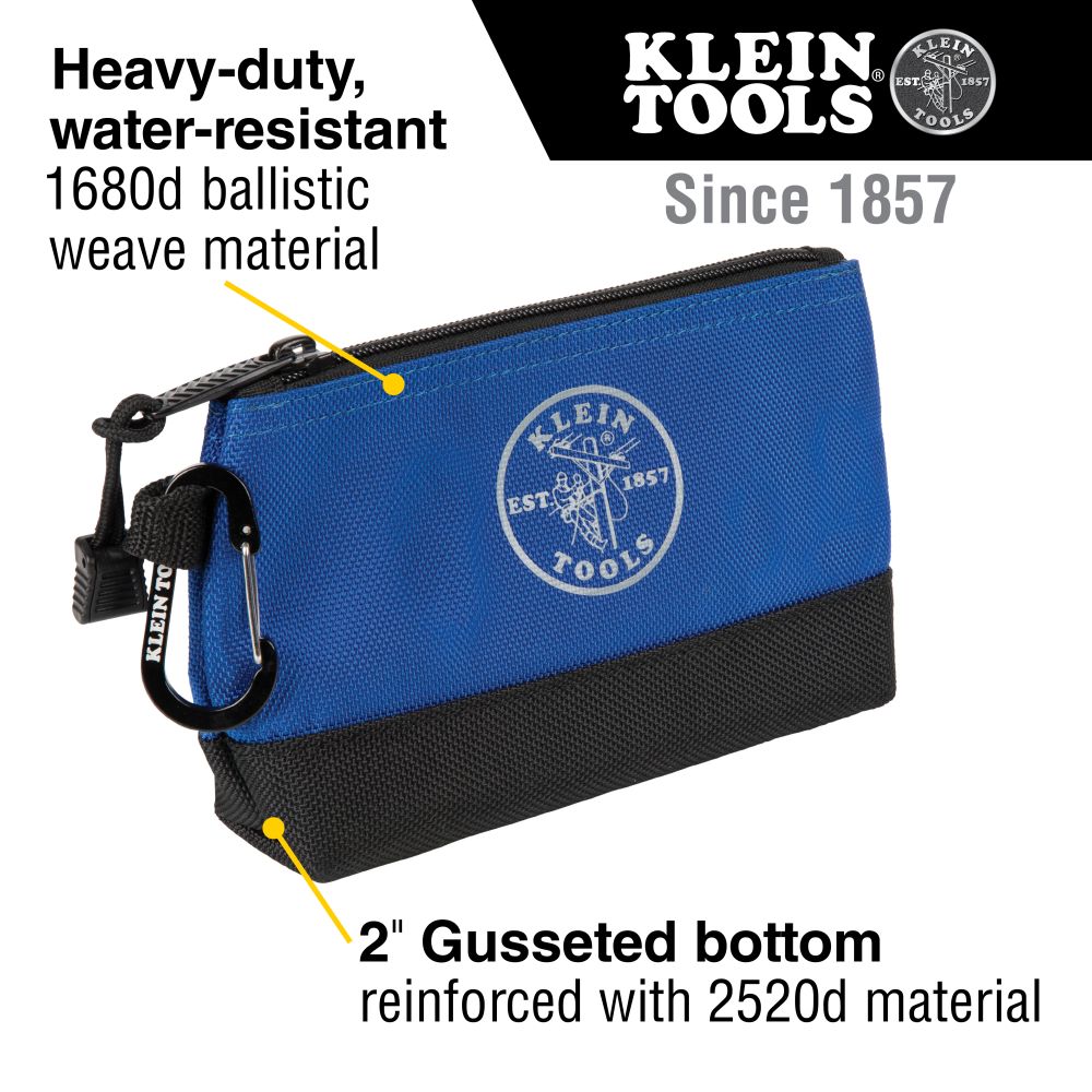 Klein Tools Stand-Up Zipper Bags, 2-Pack from Columbia Safety