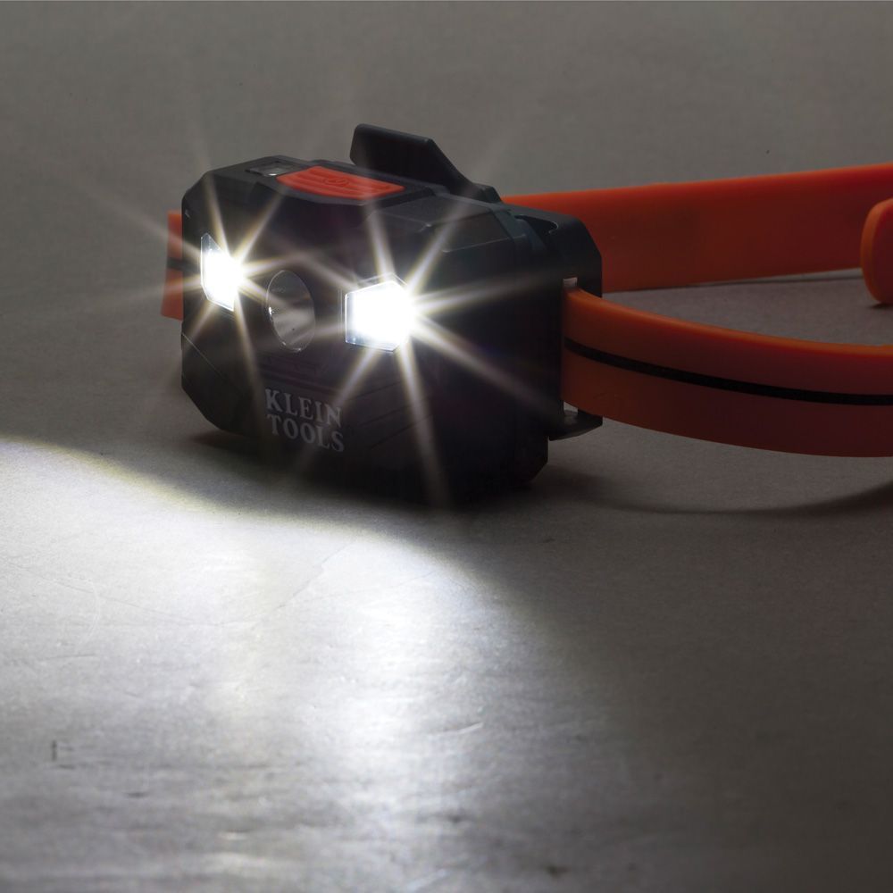 Klein Tools 400 Lumen Rechargeable Headlamp with Silicone Strap from Columbia Safety
