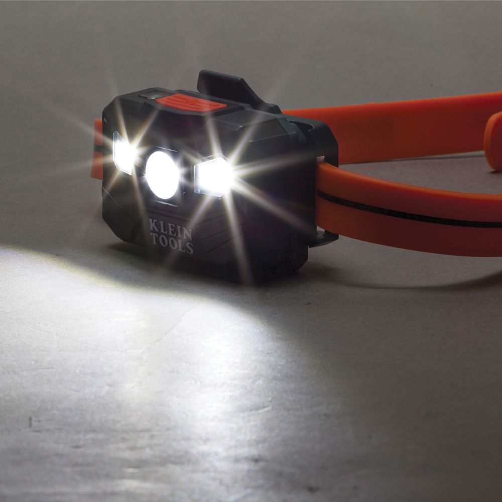 Klein Tools 400 Lumen Rechargeable Headlamp with Silicone Strap from Columbia Safety