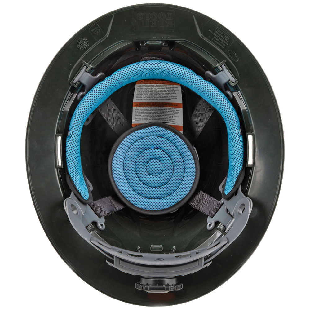 Klein Tools KARBN Non-Vented Class E Full Brim Hard Hat from Columbia Safety